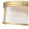 Z-Lite Carnaby Flush Mount, 4-Light, 18 In.W x 8.25 In.H, Modern Gold/Clear Ribbed 7504FR18-MGLD - alternate 5